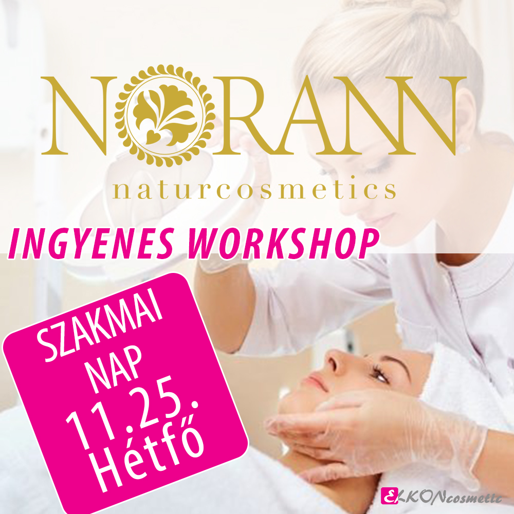 Norann natúrkozmetikum Workshop