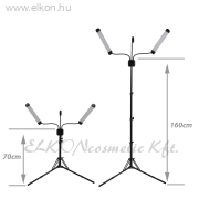 Kétkaros Szempillás Lámpa, Szabályozható árnyékmentes fénnyel,telefon tartóval. - ELKON ELKONcosmetic Kft.