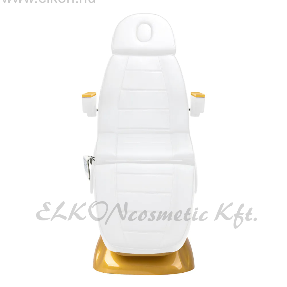 SILLON Lux 273b elektromos kozmetikai szék 3 motoros arany-fehér - E-SHOP ELKONcosmetic Kft.