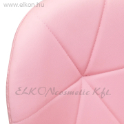 HÁTTÁMLÁS GÁZRUGÓS MUNKASZÉK RÓZSASZÍN-ARANY QS-06G - E-SHOP ELKONcosmetic Kft.